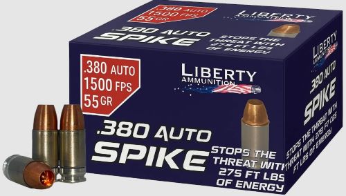 LIBERTY SPIKE 380 ACP 55GR COPPR HP 20RD