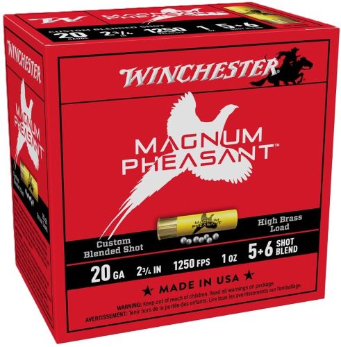 Winchester Magnum Pheasant 20 Gauge 2-3/4" 5 & 6 Shotgun Shells