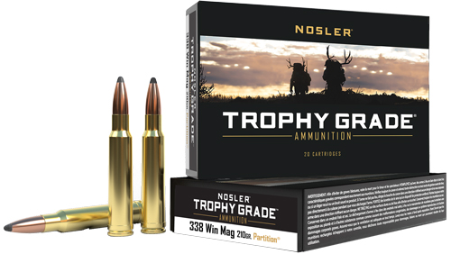 ler Trophy Grade Rifle Ammunition 338 Win. Mag. 210 Gr. PT SP 20 Rd. Ammo