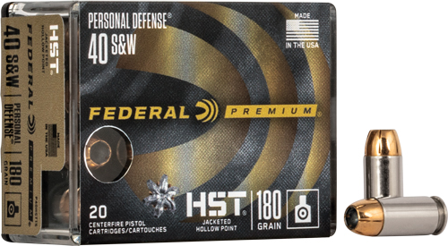 Federal Premium HST .40 S&W 180gr JHP Personal Defense (20rd)
