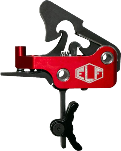 Elftmann APEXBC AR-15 Curved Trigger, Adjustable 2.75-7lbs, Black