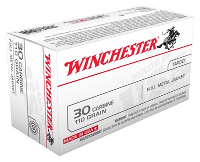 chester USA Rifle 30 Carbine 110 Gr. FMJ 50 Rd. 1990 FPS Ammo