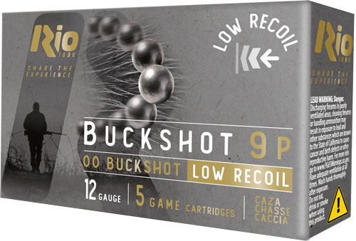 RIO Royal Buck Low Recoil 12 Gauge 00 Buck Shotshell