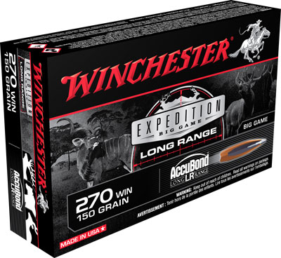 chester Expedition Big Game Long Range 270 Win. 150 Gr. Accubond LR 20 Rd. Ammo