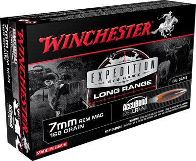 chester S7LR Expedition Big Game Nosler AccuBond Long-Range 168 Grain 7mm Remington Mag 2900 Fps Ammo