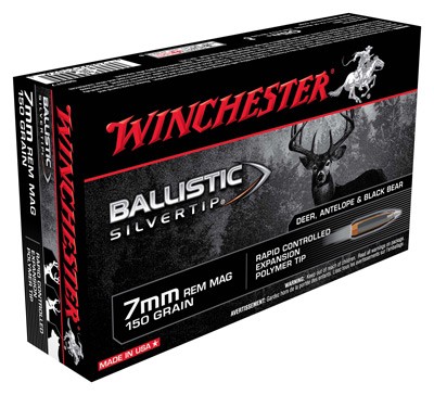 chester Ballistic Silvertip Rifle 7mm Rem. Mag. 150 Gr Ballistic Silvertip 20 Rd Ammo