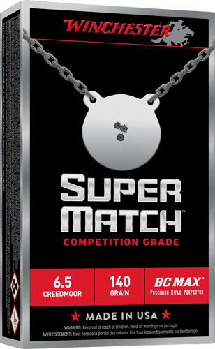 Winchester Super Match 6.5 Creedmoor 140gr BTHP (20/10)