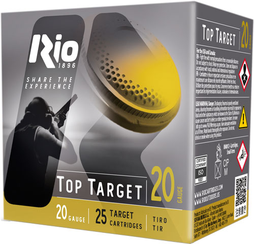 RIO Trap Target 20 Gauge 2.75in #8 Shot 7/8oz 1250 fps (250 Rounds)