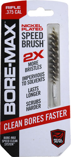 Real Avid Bore-Max Speed Brush .375 Cal Nickel Plated