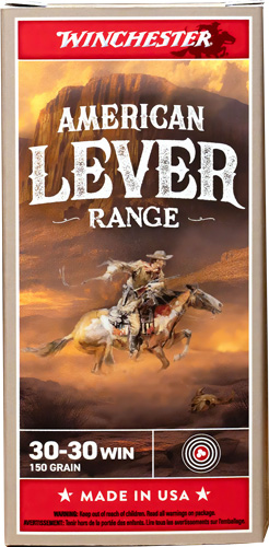 Winchester American Lever Range .30-30 Winchester 150 Grain Jacketed Hollow Point (JHP) 20-Round Box