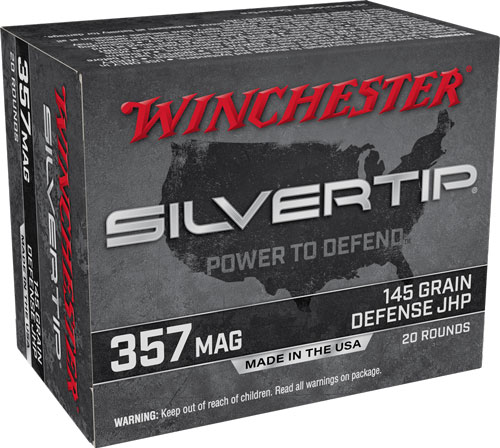 chester Super-X Pistol 357 Mag. 145 Gr. Silvertip HP 20 Rd. Ammo