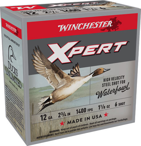 Winchester Xpert Steel High Velocity Waterfowl Shotshell - 12 Gauge 6 Shot