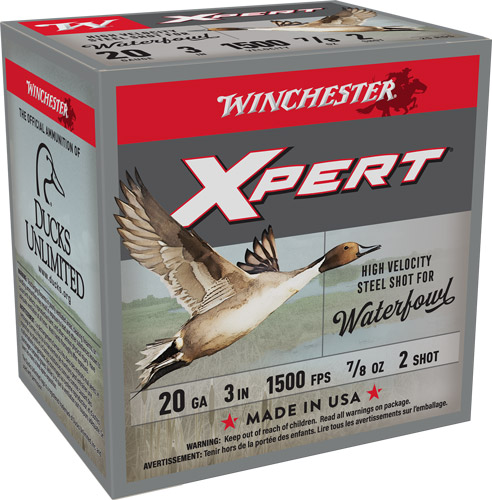 Winchester Xpert High-Velocity Steel 20 Gauge Shotshells