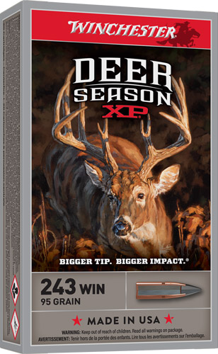 Winchester Deer Season XP .243 Winchester 95 Grain Extreme Point Polymer Tip Ammunition (20 Rounds)