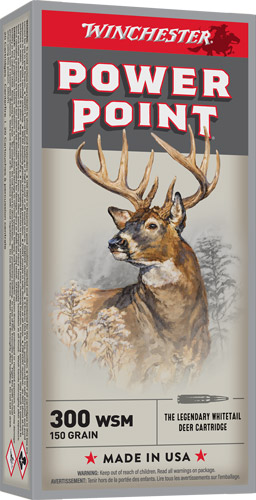 Winchester Super-X Power Point 300 WSM 150 Grain Rifle Ammunition (20 Rounds)