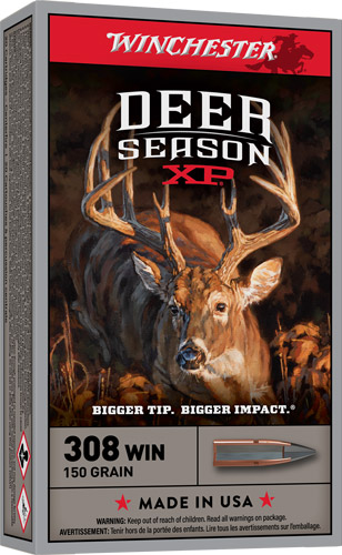 Winchester Deer Season XP .308 Winchester 150gr Extreme Point Polymer Tip Ammunition (20rd Box)