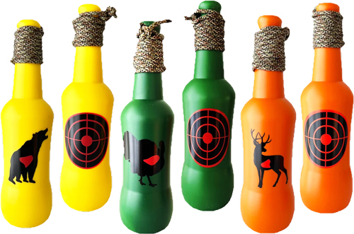 Self-Healing BASH Bottles 6-Pack - Durable Shooting Targets
