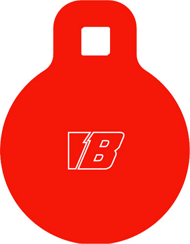 BASH TARGET AR500 GONG TARGET ROUND 3"-5/16" THICK - Bash Target Supply