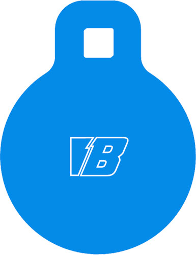 Bash Target 964 AR500 Gong Target Round 3" 1/2" Thick - Bash Target Supply