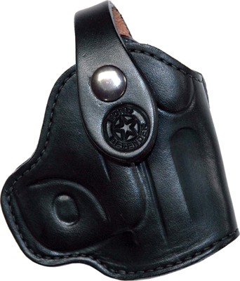 Bond Arms BHBT250BKR Leather Holster RH Thumbsnap Black