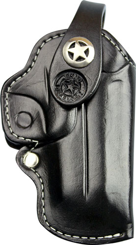 Bond Arms BAHRT350BKRBTSS Belt Loop Holster RH 3.5" BBL Leather Black