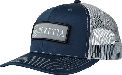 Beretta CAP SDY Trucker Rect Patch Mesh Back Navy Blue BC018T16750530