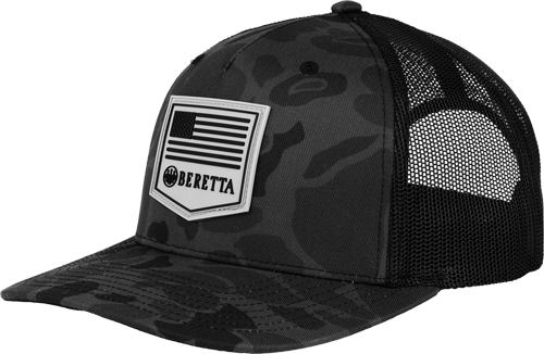 Beretta CAP PM Trucker R 112 Rubber Patch Black Duck Camo BC048T1675085Q