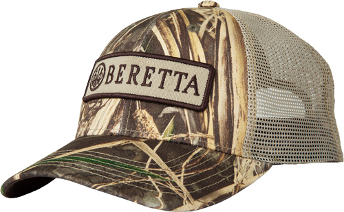 Beretta BC06201660085A Patch Trucker Cap Mesh Back Realtree Max-7 Camo