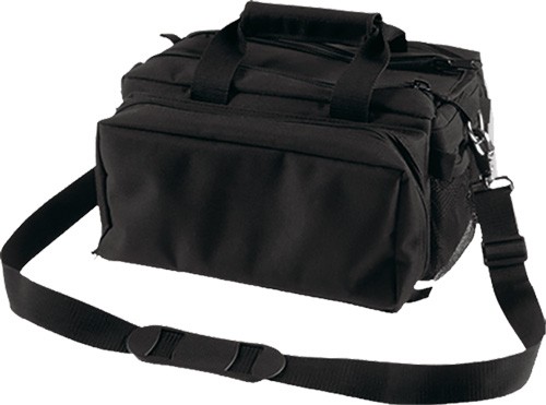 BULLDOG DELUXE RANGE BAG BLACK HEAVY DUTY NYLON WATER RESIST