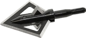 Magnus BH1004 Black Hornet 4-Blade 100gr 1 1/4" Cut Broadheads 3-Pack