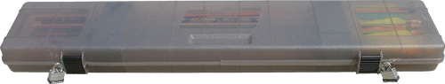 MTM Compact Arrow Case Smoke BH-18S-41 Grey Holds 18-24 Arrows, Fits Soft Bowcase Pockets, Snap Lock Latch