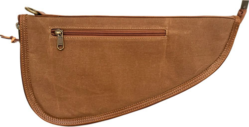 PALMETTO PISTOL CASE LARGE FIELD TAN-WAXED CANVAS - Palmetto Bag Co