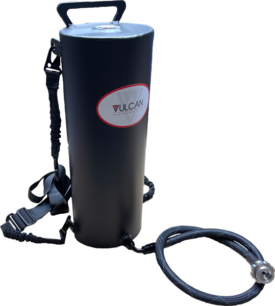 VULCAN FLAMETHROWERS V9-E BACKPACK 2 GALLON W/SHDR
