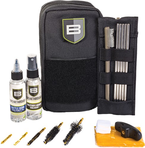 Breakthrough BT-LOC-223-BLK Stainless Rod Cleaning Kit 223/5.56 Molle Pouch