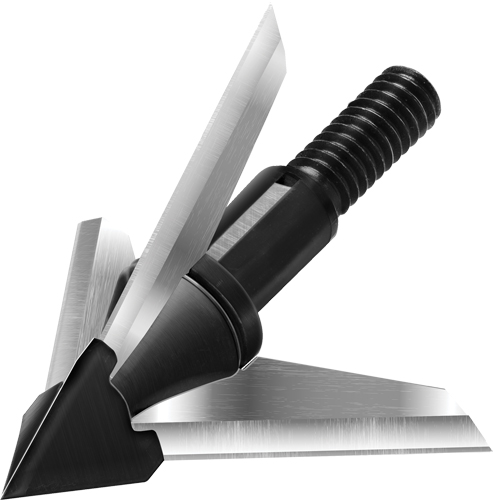 QAD BX125-S Exodus Broadheads 125gr Swept Blade 1.25" Cut 3-Pack - QAD for sale at TheGunDock