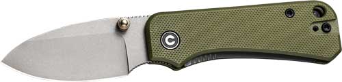 Civivi C19068S5 Baby Banter Knife 2.34" Green G10 Gray Stonewash