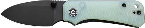 CIVIVI C19068S8 Baby Banter Knife 2.34" Natural G10 Black Stonewash