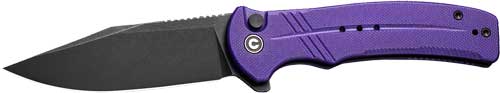 Civivi C20038D2 Cogent Knife 3.47" Purple G10 Black Stonewashed Blade