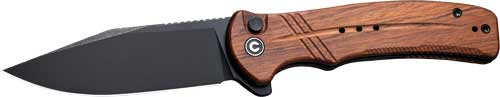 Civivi C20038D8 Cogent 3.47" Wood Stonewash Button Lock Knife