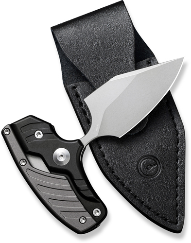 Civivi Knife Typhoeus 2.27" - Black/GRAY Aluminum/Stonewash