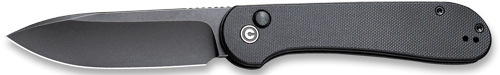 Btn Lock Elementum Blk G10 Blk S/S Liner 14C28N Black G10 Handle, Black S/S Liner, Black S/W 14C28N, Blade Length 3.47"