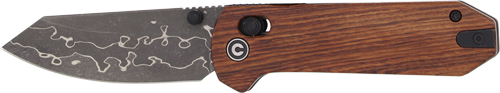CIVIVI C23073BDS1 Yonder Knife 2.88" Guibourtia Wood Damascus Blade