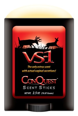 ConQuest 1202 VS-1 Estrus Whitetail 2.5 oz Roll-On Stick - ConQuest for sale at TheGunDock