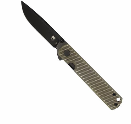 COBRATEC BLACKJACK FOLDER 3" G-10 BLACK TITANIUM BRZ