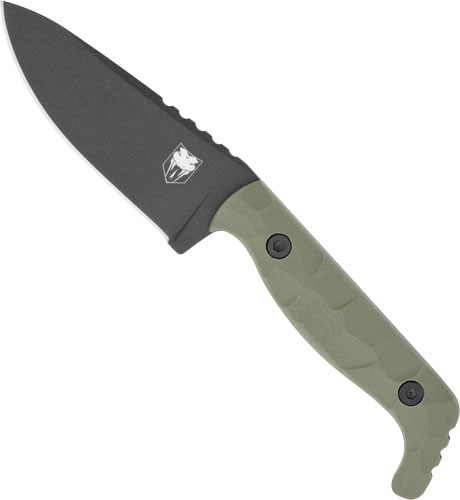 CobraTec Kingpin CTKPODG 4" Fixed Blade OD Green D2 Steel with Kydex Sheath - CobraTec Knives for sale at TheGunDock