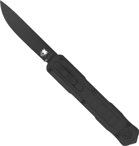 CobraTec CTSRPTBKODNS Small Raptor OTF Blackout 2.5" Drop Point Knife