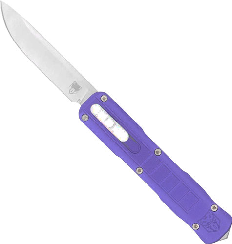 CobraTec CTSRPTPURDNS Small Raptor OTF Knife Purple 2.5" Drop Point