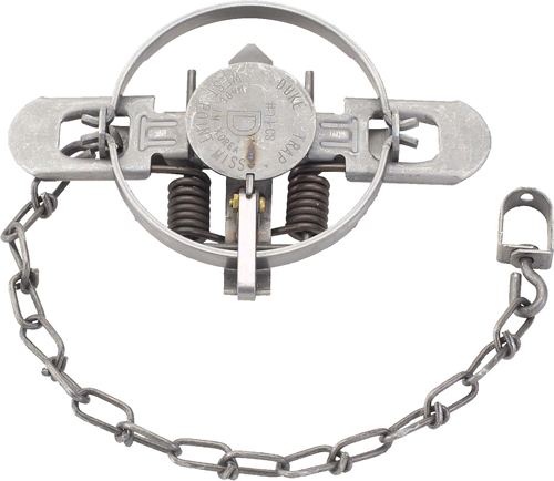 Duke Traps 0470 #1 1/2 Coil Spring Trap, Steel, Case of 12 - Duke Manufacturing Co.