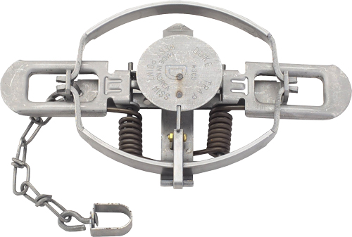 Duke Traps 0500 #3 Coil Spring Trap, Steel, 6" Jaw, Case of 12