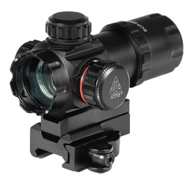 UTG SCPDS3039W 3.9" ITA Red/Green Dot Sight 4.0 MOA with QD Mount
